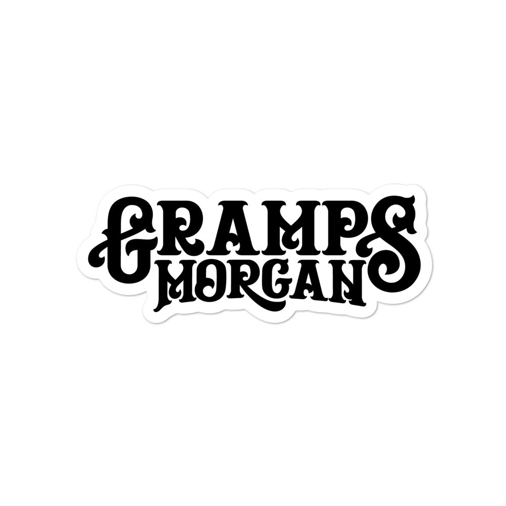 Gramps Morgan Logo Sticker